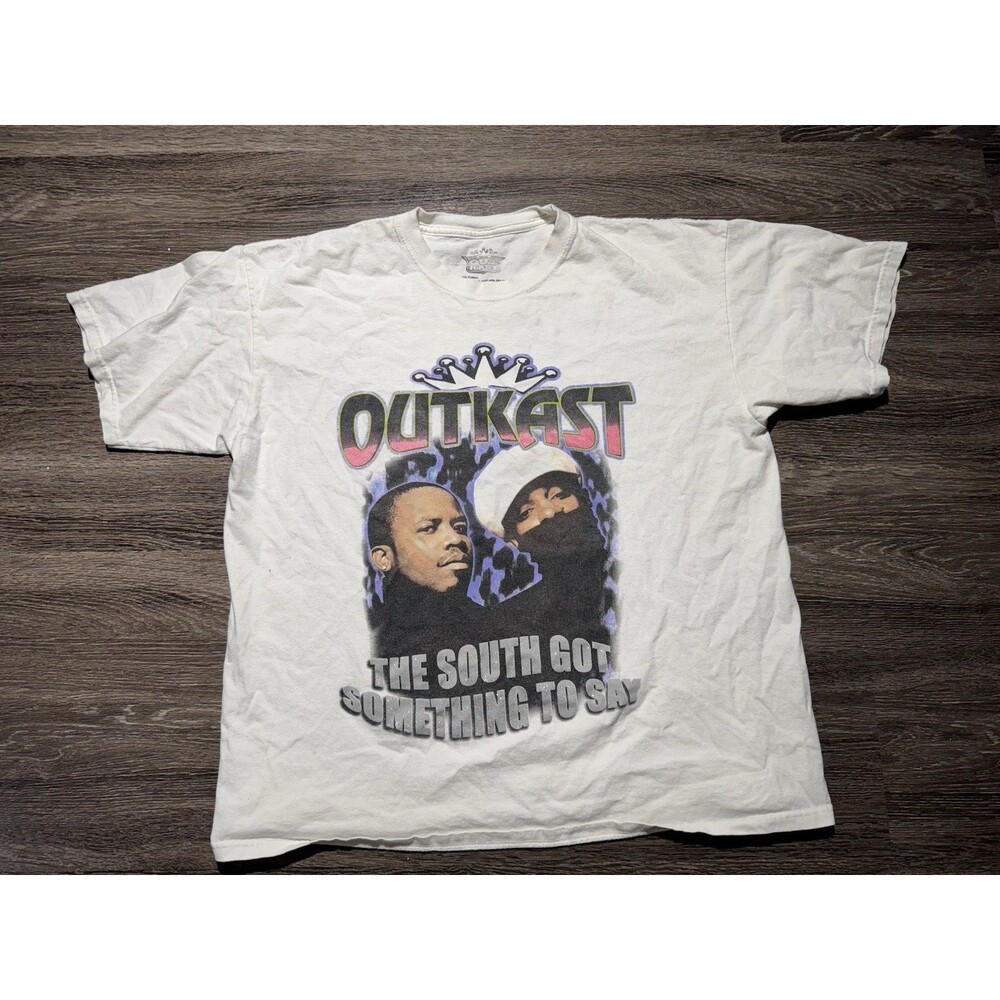 Outkast Graphic Shirt Size Large White Rap Hip Hop